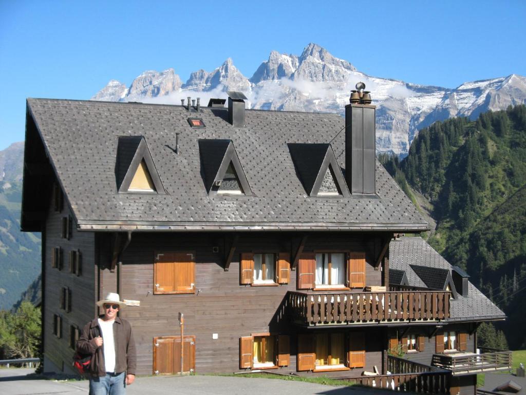 Chalet Les Rhodos Appartement Le Yeti Les Crosets Exteriör bild